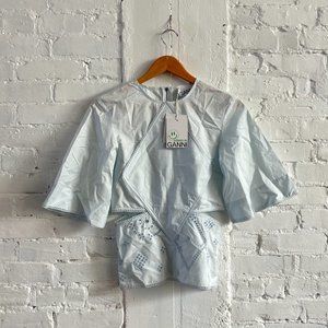 Ganni Broderie Anglaise Shirt